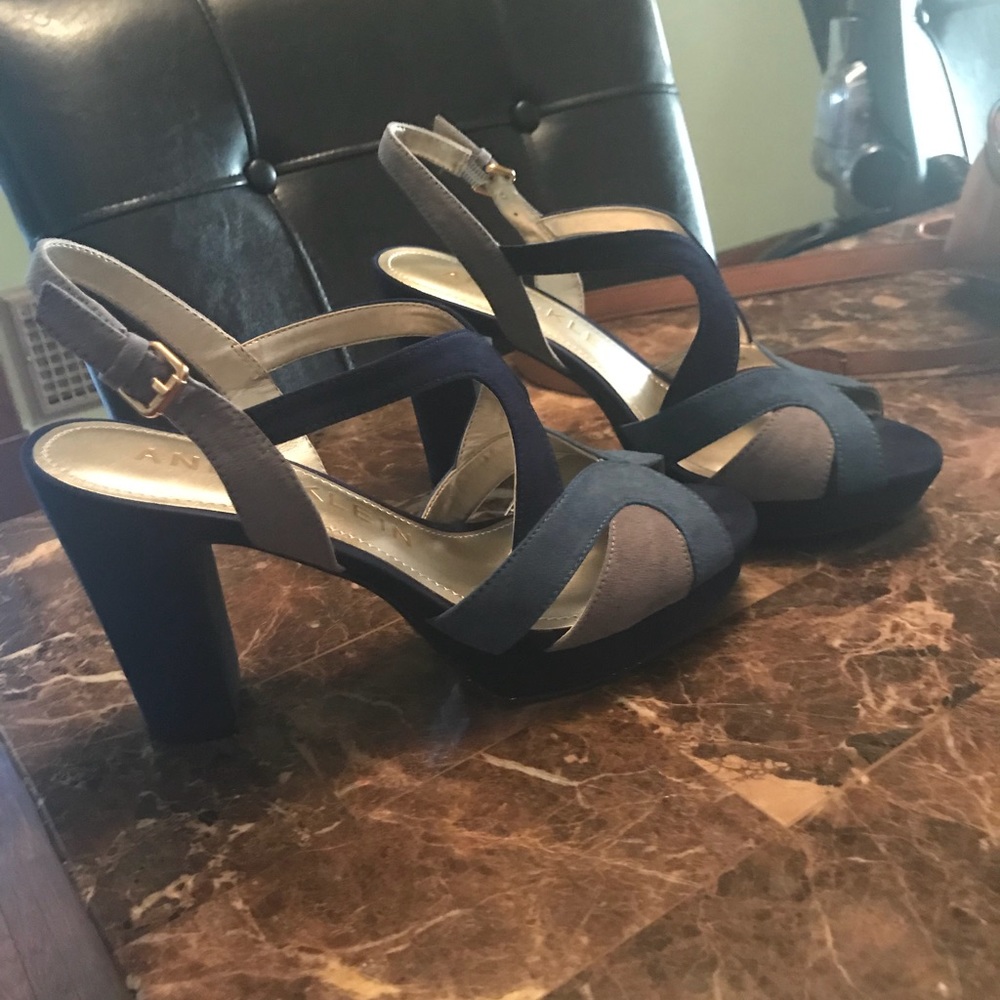 Anne Klein open toe heels
